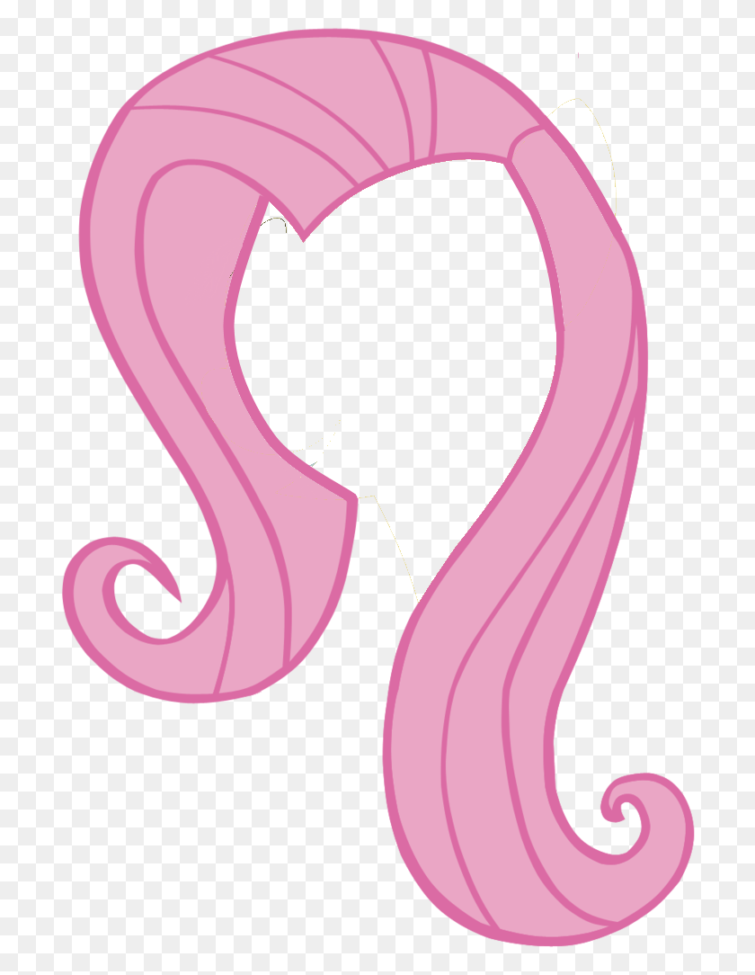 706x1024 Fluttershy Hair Safe Simple Transparent Background Wigs Clipart, Ear, Purple, Pattern HD PNG Download
