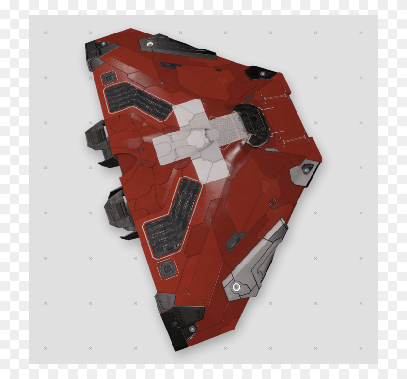 721x721 Fly Your Flag With Pride With This Faulcon Delacy Approved Elite Dangerous Red Cobra, Cushion, Toy, Aircraft HD PNG Download