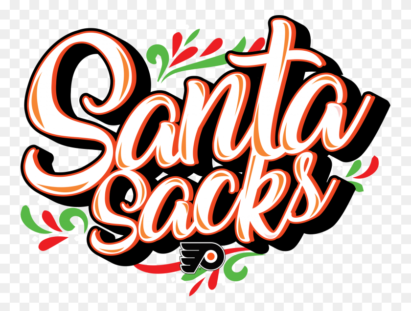 759x577 Descargar Png Flyers Santa Sack 2017 Santa Sacks The Ultimate Flyers Philadelphia Flyers, Texto, Alfabeto, Dinamita Hd Png