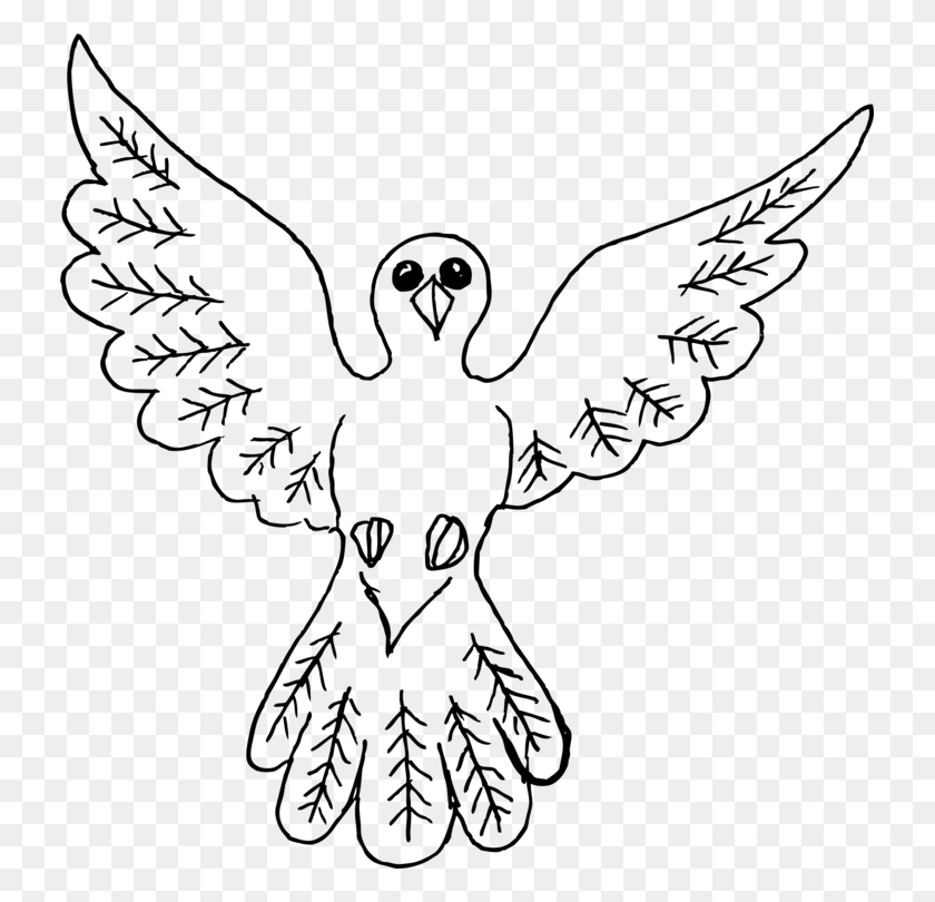 731x750 Flying Dove Svg Clip Arts 582 X 597 Px, Gray, World Of Warcraft HD PNG Download
