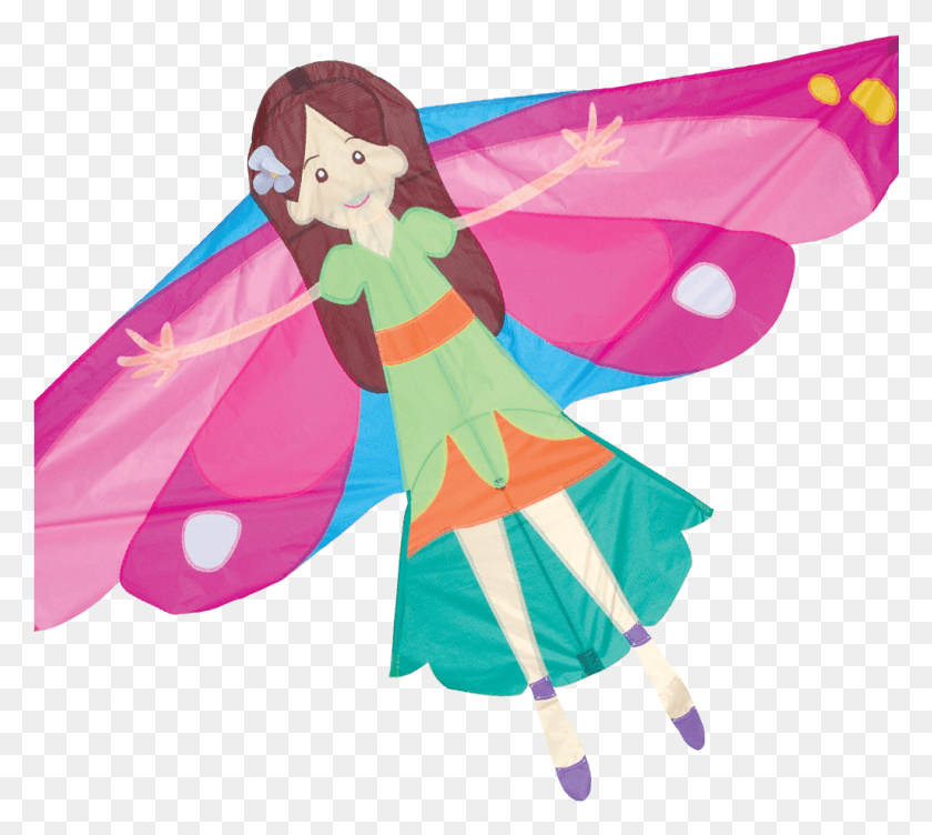 1025x910 Flying Fairy Kite, Toy, Clothing, Apparel HD PNG Download