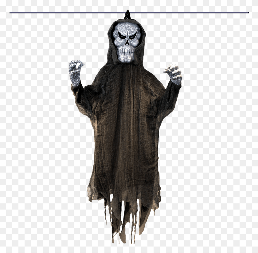 1001x977 Flying Grim Reaper Halloween Costume, Clothing, Apparel, Person HD PNG Download
