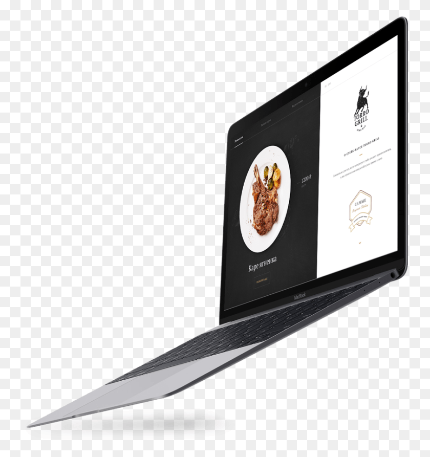 755x833 Flying Macbook Mockup Laptop, Pc, Computer, Electronics HD PNG Download