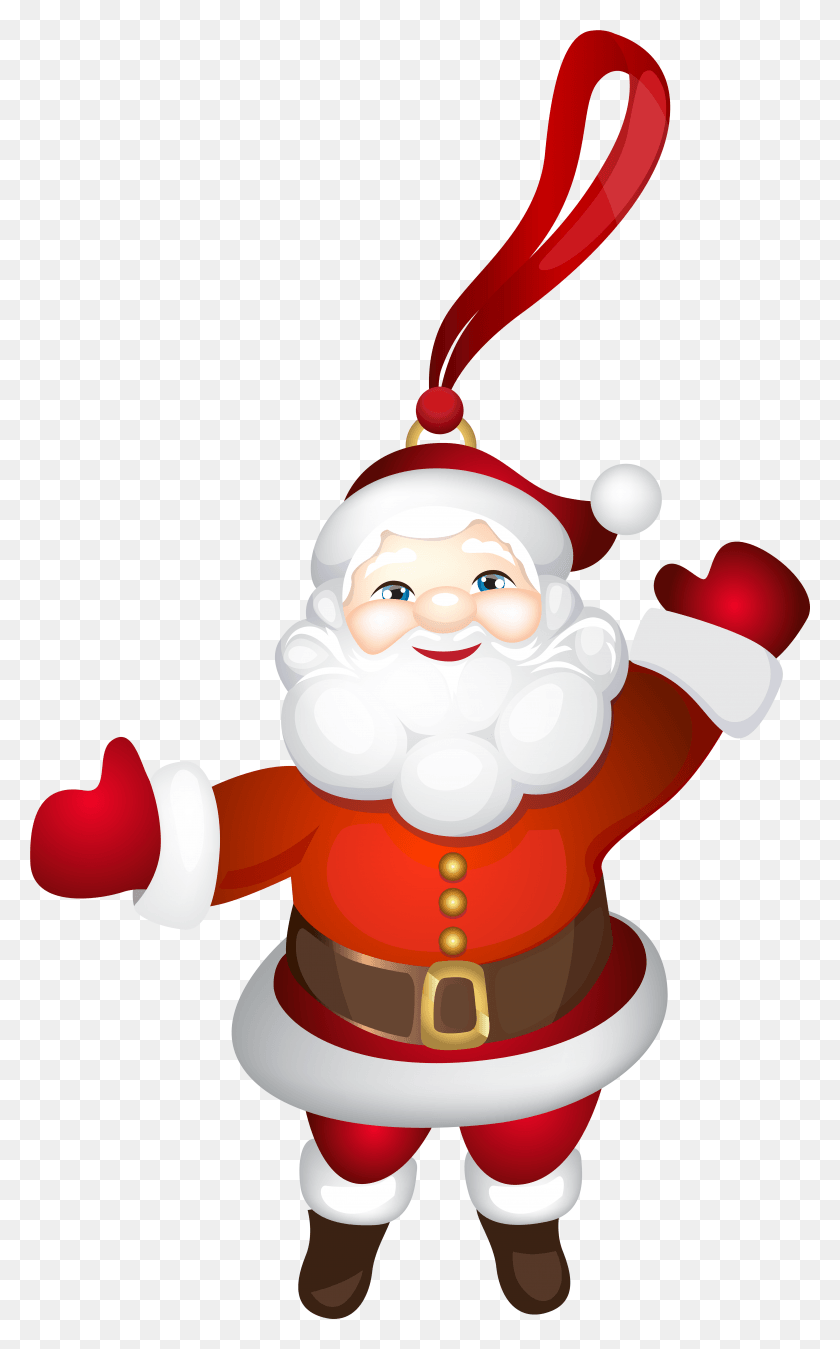 4804x7943 Flying Santa Clip Art Transparent Santa, Performer, Elf, Snowman HD PNG Download