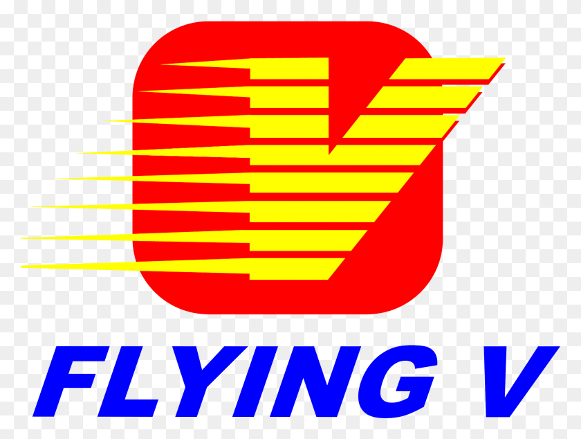 2328x1714 Flying V On Twitter Flying V Logo, Symbol, Trademark, Light HD PNG Download