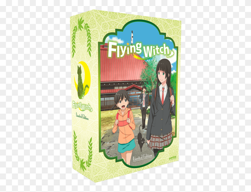 376x582 Flying Witch Premium Box Set Flying Witch, Person, Human, Poster HD PNG Download