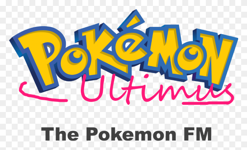 841x485 Descargar Pngfm Pokemon Ultimus Pokmon Adventure Red Chapter Logotipo, Texto, Etiqueta, Alfabeto Hd Png