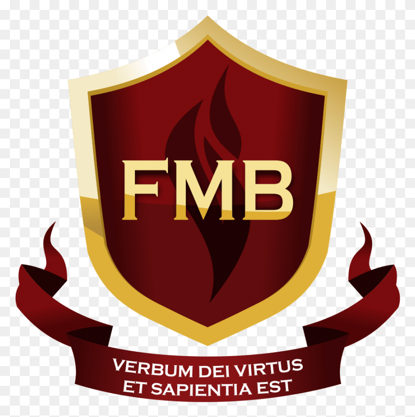 863x867 Descargar Png / Fmb Logo 1 Emblem, Armor, Shield Hd Png