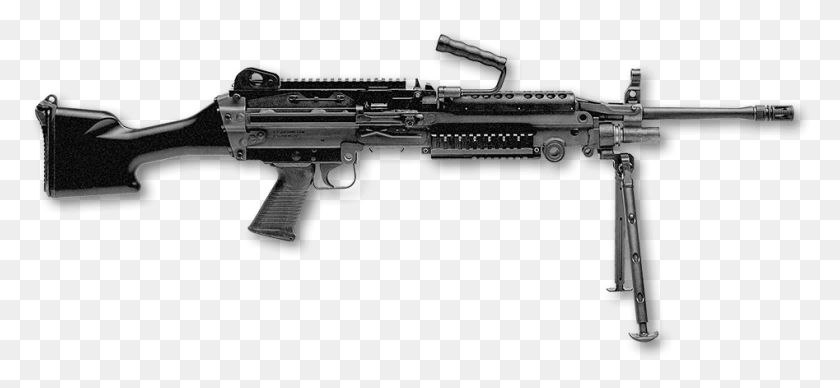 947x399 Fn M249 Увидел Автоматическую Винтовку Отряда Нового Поколения, Пистолет, Оружие, Вооружение Hd Png Скачать