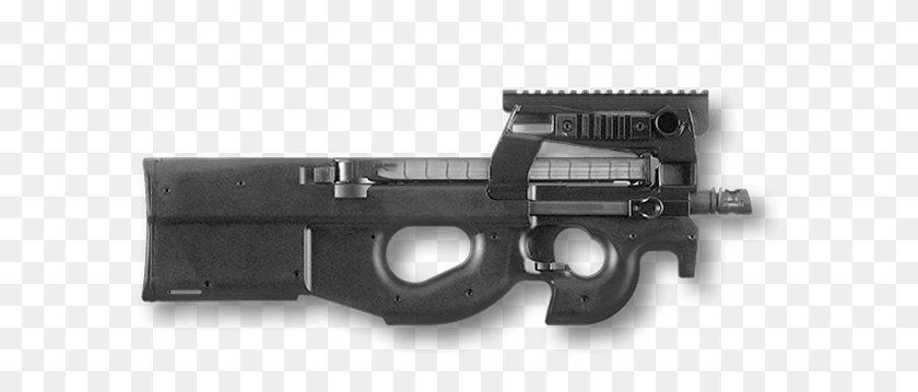 594x299 Fn P90 Fnh, Gun, Weapon, Weaponry HD PNG Download