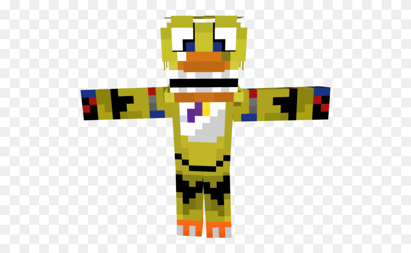 513x458 Fnaf 2 Withered Chica Cross, Architecture, Building, Symbol HD PNG Download