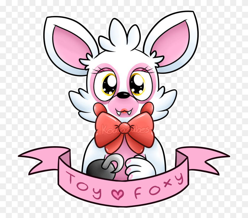 729x677 Fnaf Cute Toy Foxy Fnaf Cute Mangle And Foxy, Animal, Label, Text HD PNG Download