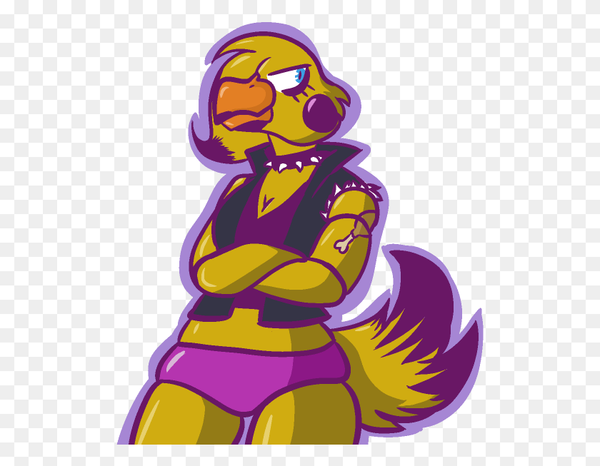 515x593 Fnaf Fnaf 2 Chica Toy Chica Chica The Chicken Punk Illustration, Graphics, Person HD PNG Download