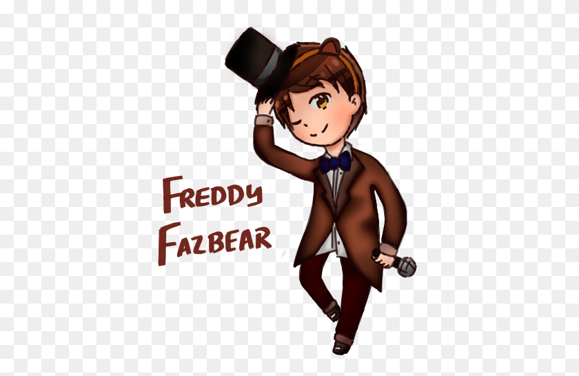 384x485 Fnaf Freddy Fazbear Cartoon, Person, Human, Clothing HD PNG Download