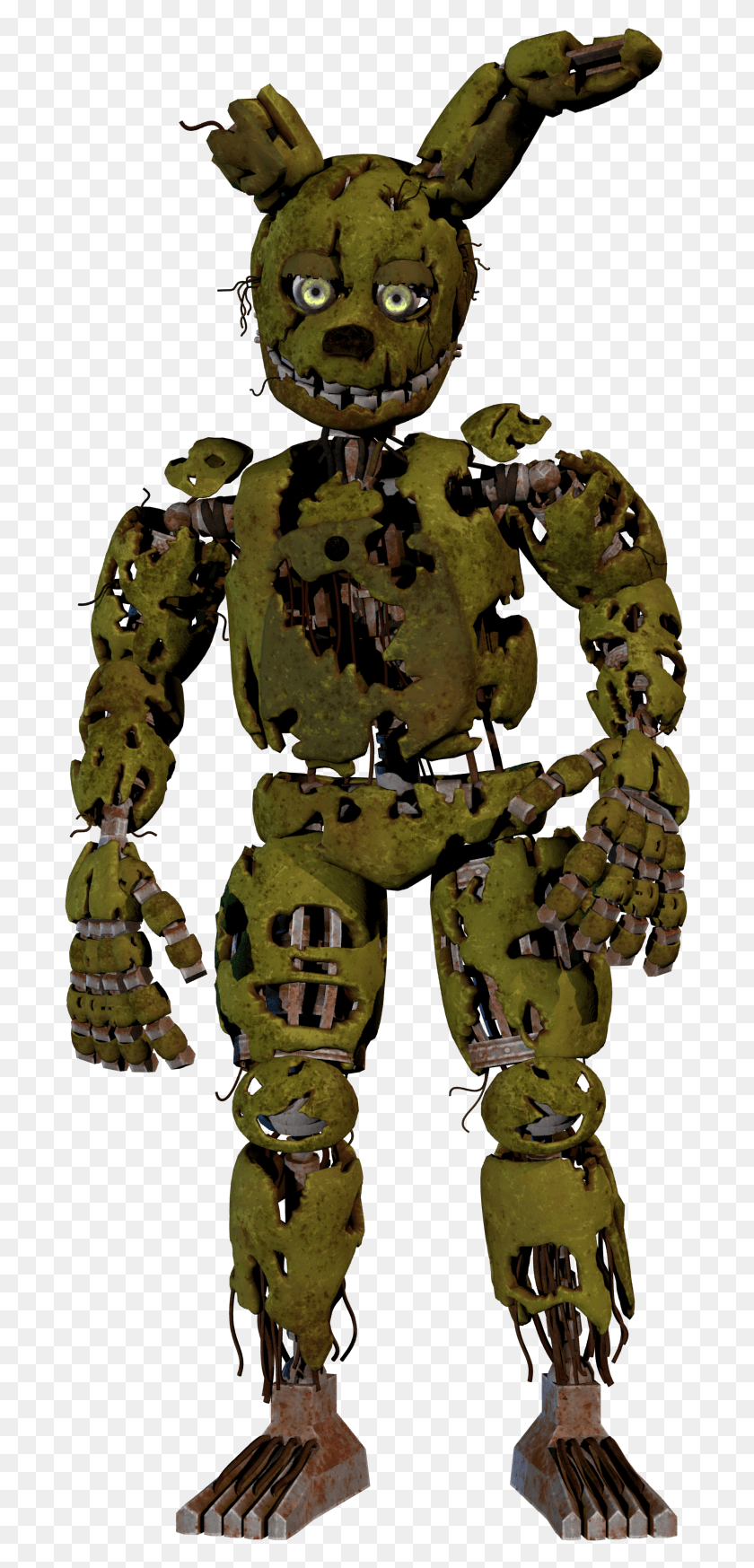 698x1687 Fnaf Help Wanted Springtrap, Robot, Costume, Clothing HD PNG Download