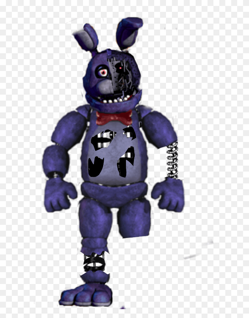 650x1015 Fnaf Stylized Withered Bonnie Fnaf 1 Shadow Bonnie, Robot, Toy, Figurine HD PNG Download