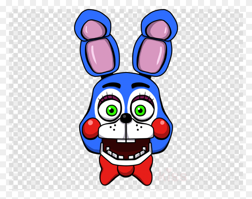 900x700 Fnaf Toy Bonnie Head Clipart Five Nights At Freddy39s Play Icon No Background, Performer, Texture, Leisure Activities HD PNG Download