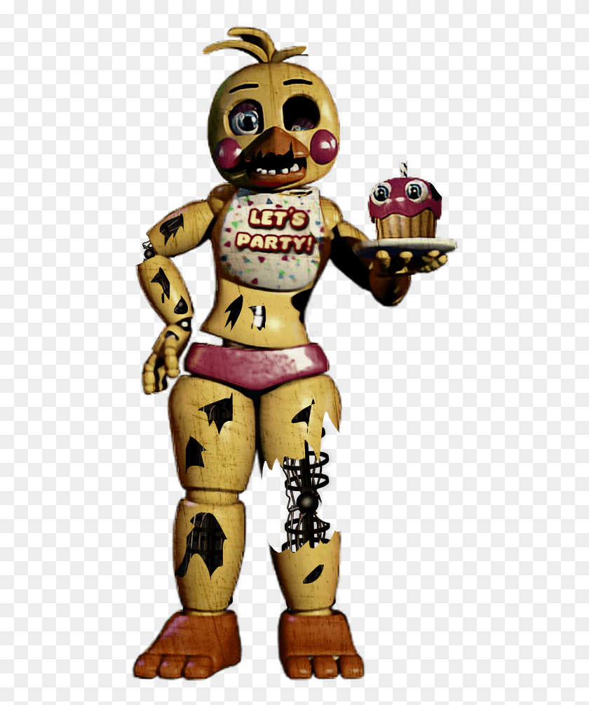 475x945 Fnaf Toy Chica, Figurine, Text, Leisure Activities HD PNG Download
