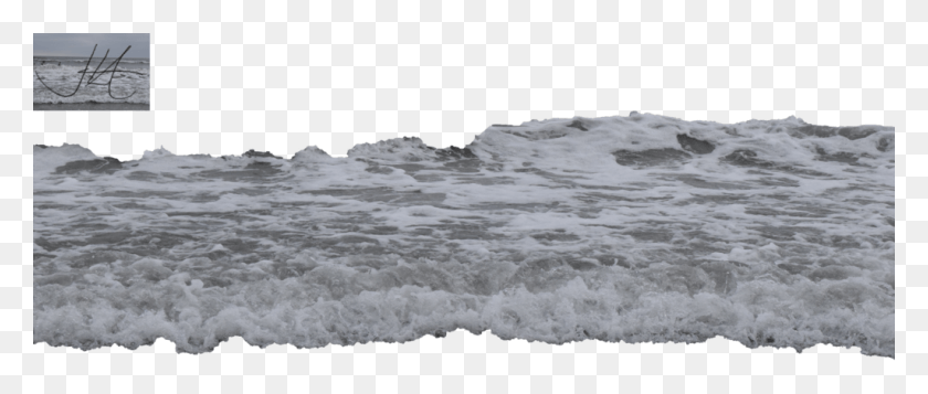 1024x391 Foam Sea Wave Foam, Outdoors, Water, Nature HD PNG Download