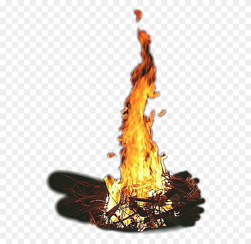 538x758 Fogata Flame, Fire, Bonfire HD PNG Download