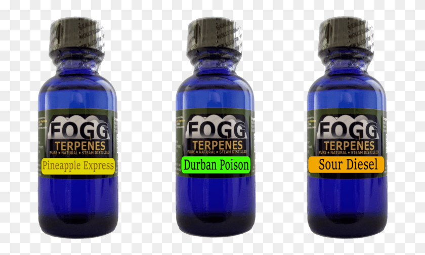 696x444 Fogg Terpenes Glass Bottle, Ink Bottle, Text, Label HD PNG Download