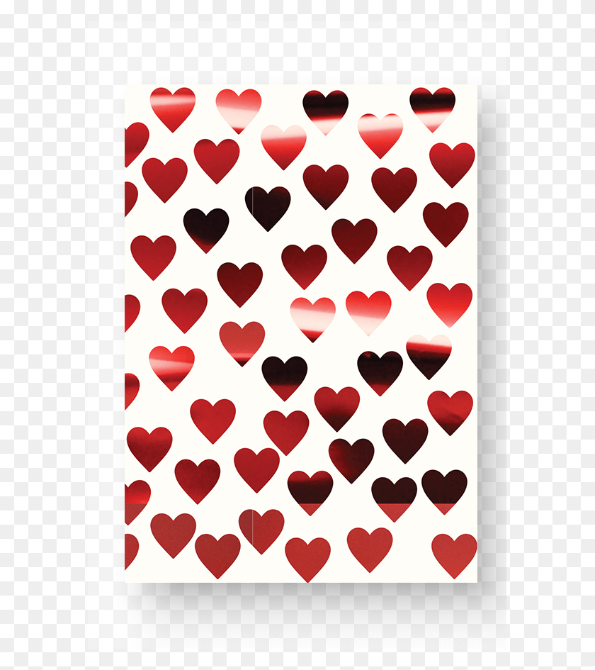 591x885 Foil Small Hearts Watercolor Pattern Heart, Rug, Petal, Flower HD PNG Download
