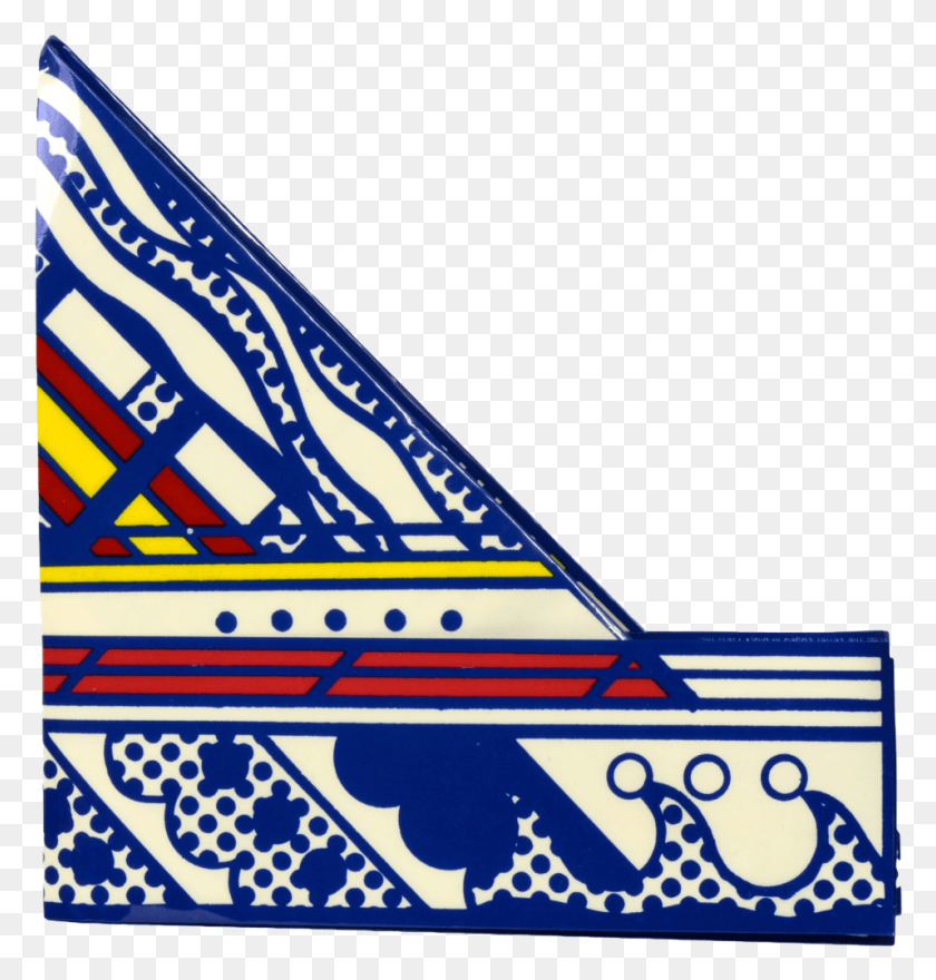 956x1006 Сложенная Шляпа Рой Лихтенштейн Сложенная Шляпа, Символ, Треугольник, Флаг Png Скачать