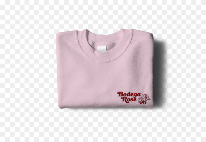1000x669 Foldedpinkembroidered Sweater, Clothing, Apparel, Bib HD PNG Download