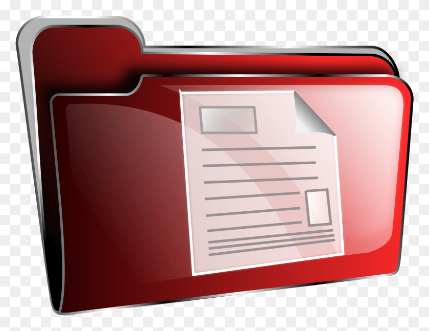 2300x1732 Folder Document Folder Icon, Mailbox, Letterbox, File Binder HD PNG Download
