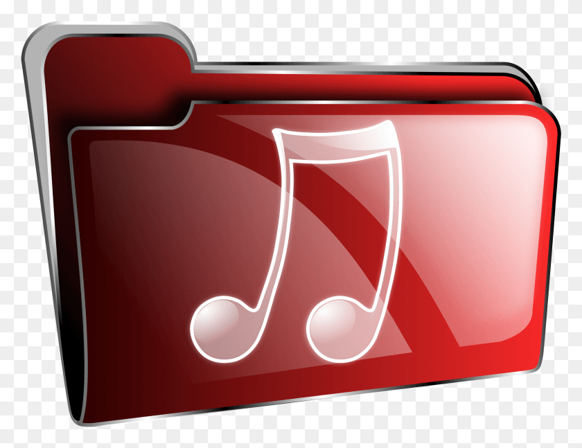 2300x1732 Folder Icon Red Music Icons Icon For Movie Folder, Label, Text, Glass HD PNG Download