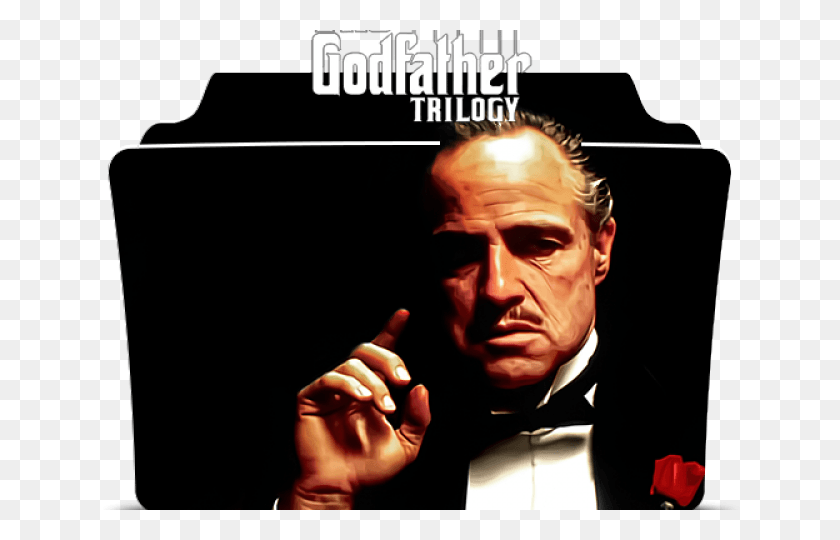 640x480 Folder Icons Trilogy Godfather Wallpaper, Person, Human, Advertisement HD PNG Download