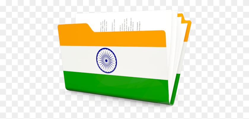 455x342 Folder Icons Trilogy India Flag Folder Icon, Text, Symbol, Envelope HD PNG Download
