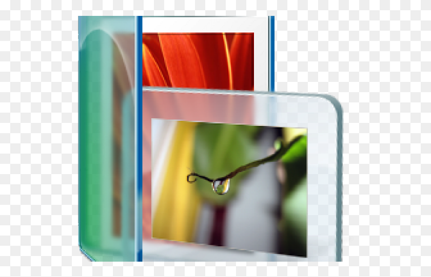 541x481 Folder Icons Windows 7 Vista Wallpaper 2010, Collage, Poster, Advertisement HD PNG Download