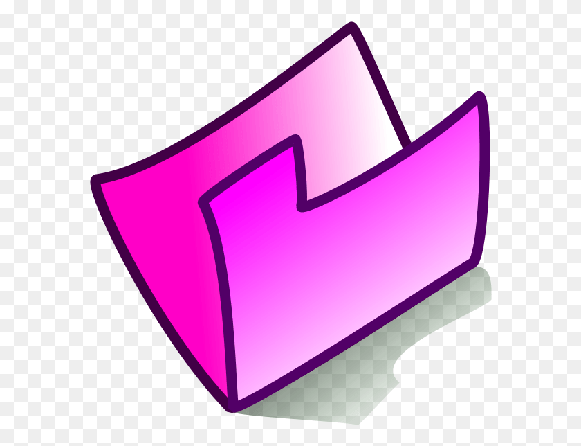 582x584 Папка Pink Clip Arts Папка Clip Art Gif, Фиолетовый, Текст Hd Png Скачать
