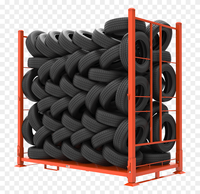 725x755 Folding Tyre Pallet For Car Bus And Truck Tyres Gym, Rug, Rope, Coil HD PNG Download