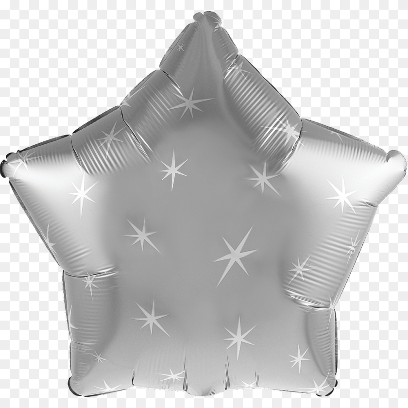 Folieballong Silver, Cushion, Home Decor, Aluminium, Symbol Transparent PNG