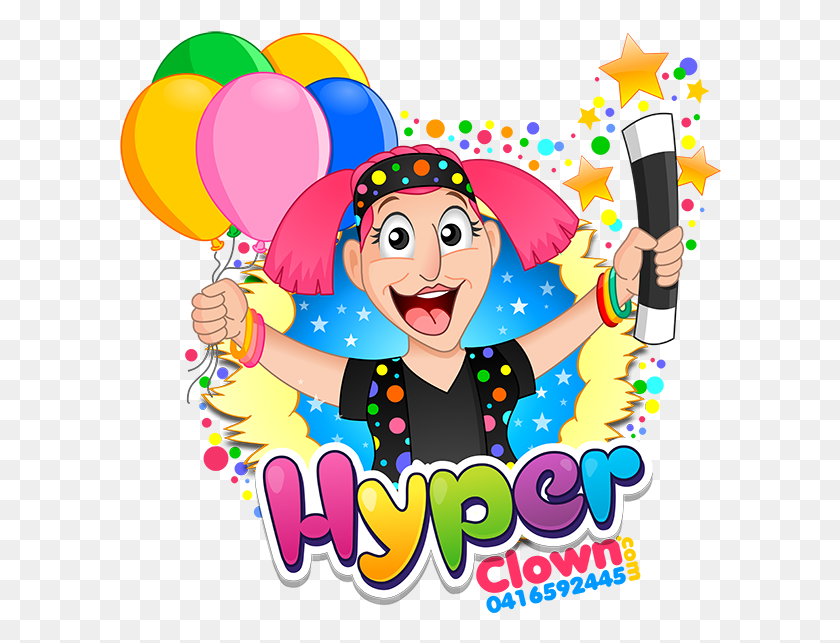 602x583 Follow Me Hyper The Clown, Person, Human, Poster HD PNG Download