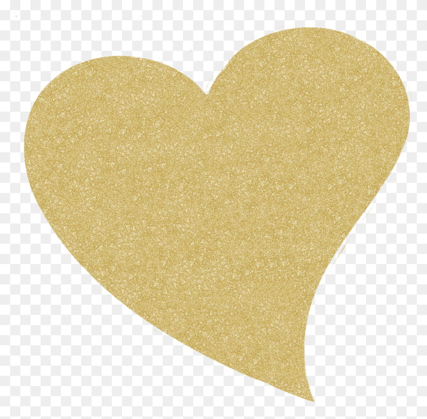 Follow Me On My Instagram Heart Gold Heart, Rug, Sweets, Food HD PNG Download