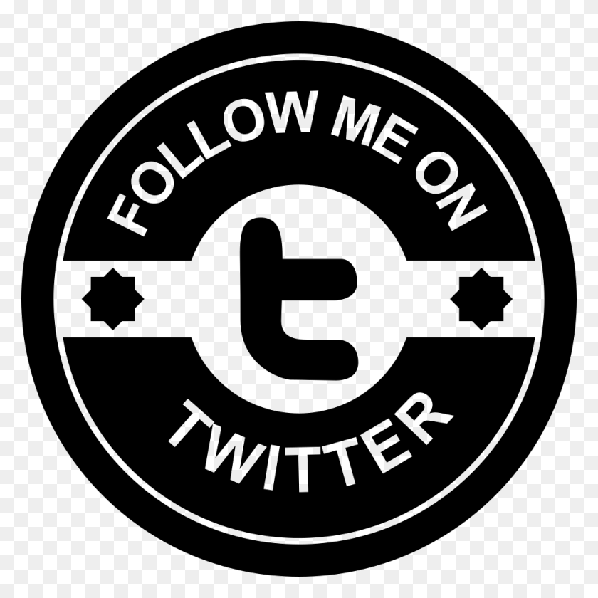 980x980 Follow Me On Twitter Social Badge Icon Free Follow Me On Twitter Logo, Label, Text, Logo HD PNG Download