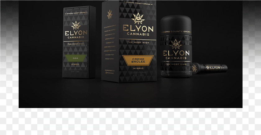 1401x726 Follow Us On Instagram Elyon Cannabis, Bottle, Cosmetics, Can, Tin Sticker PNG
