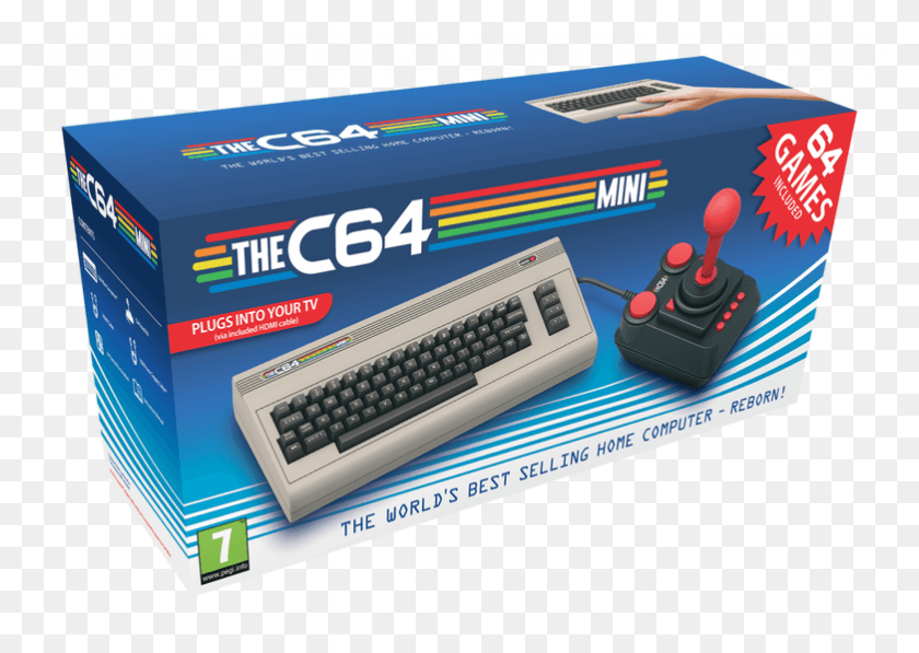 782x539 После Nessnes Classic A Mini Commodore 64 Имеет C64 Mini, Компьютерную Клавиатуру, Компьютерное Оборудование, Клавиатуру Png Скачать
