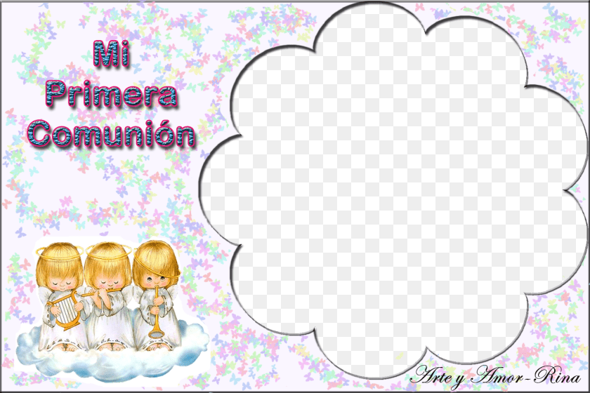 Fondos Frames Primera Comunion Comuniones Picture Picture, Book, Comics, Publication, Toy Transparent PNG