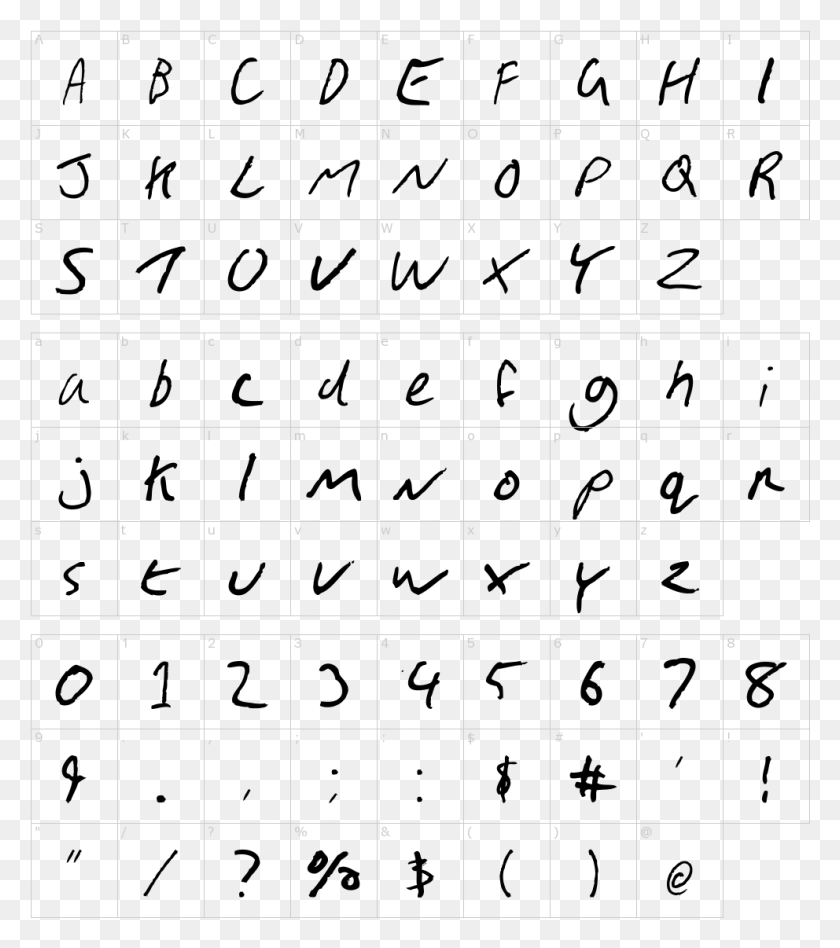 992x1130 Font Characters Bad Handwriting Font, Text, Number, Symbol Descargar Hd Png