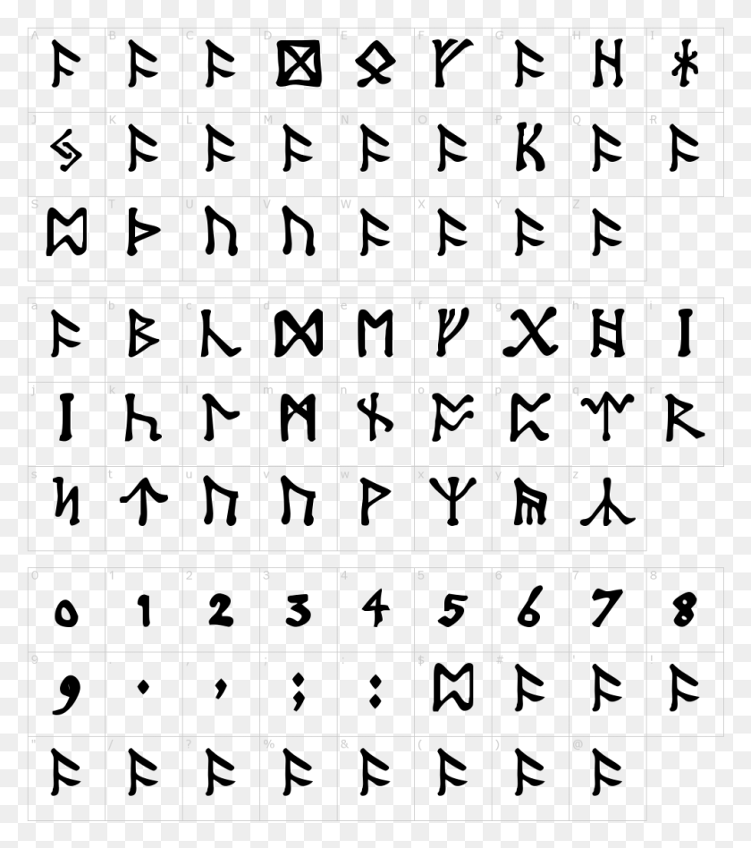 992x1130 Font Characters Dwarf Runes, Text, Number, Symbol HD PNG Download