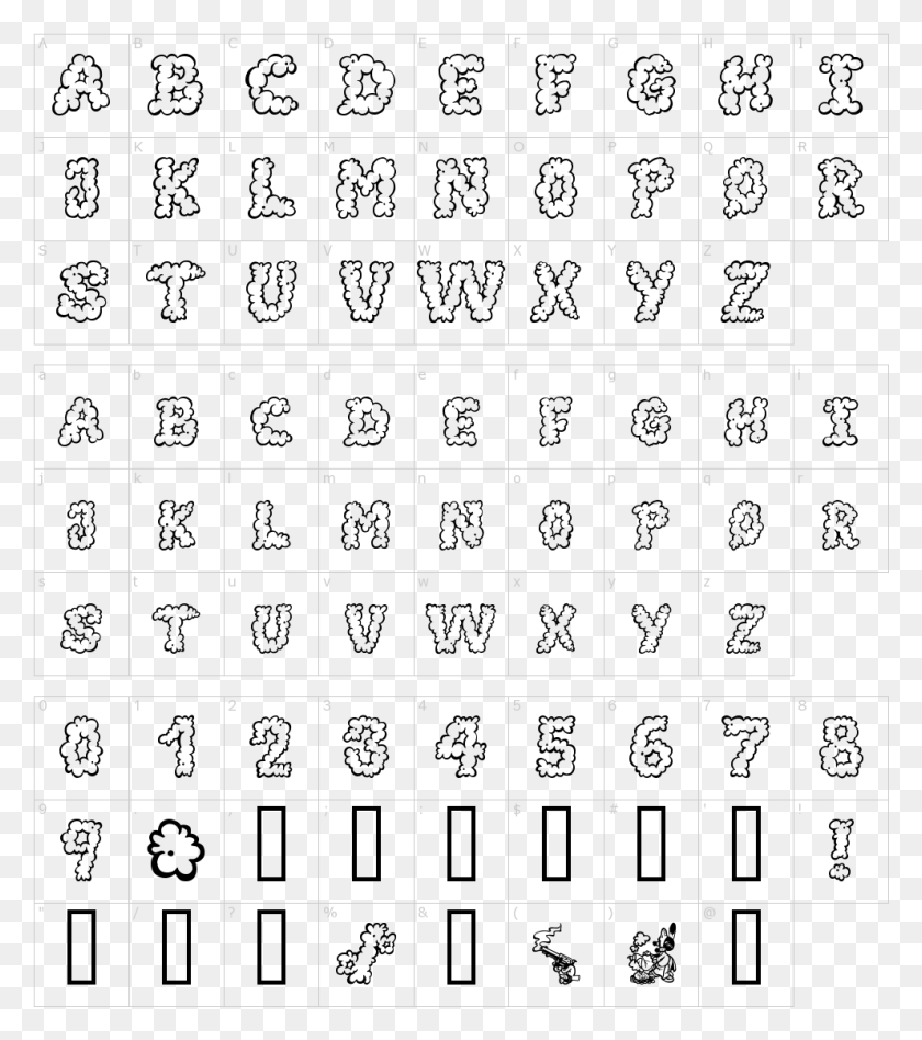992x1130 Шрифт Символы Smoke Font, Text, Number, Symbol Hd Png Download