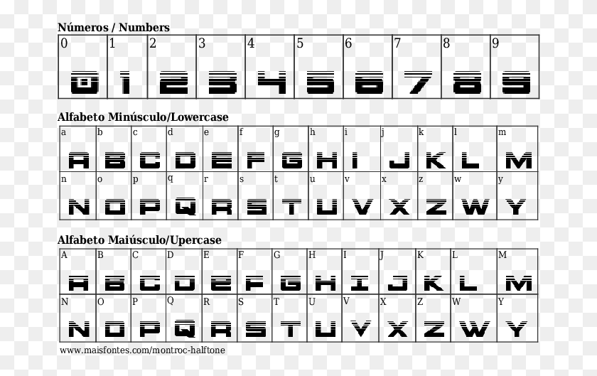 680x469 Font Details Montroc Halftone Fonte Tartaruga Ninja, Text, Number, Symbol HD PNG Download