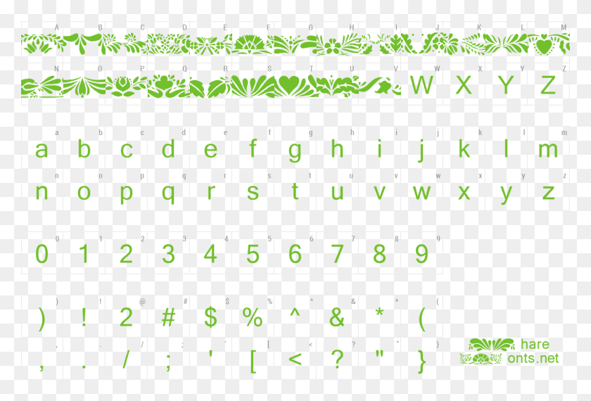 1300x850 Font Folk Art Dividers Preview Charrette Font, Electronics, Text, Hardware HD PNG Download