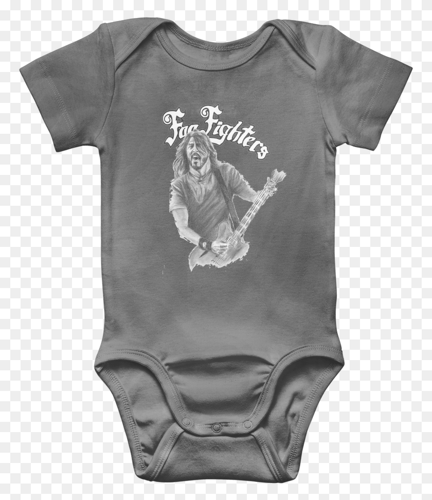 771x912 Foo Fighters 1 Classic Baby Onesie Body, Ropa, Vestimenta, Persona Hd Png