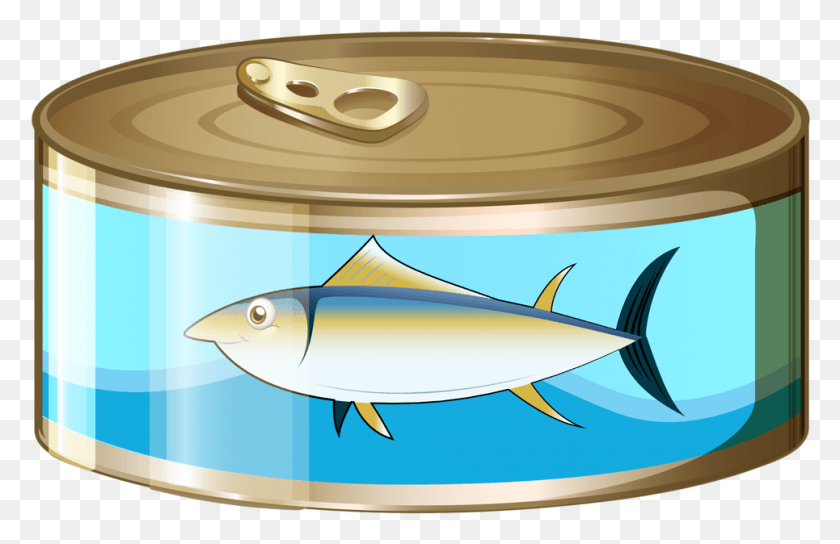 965x600 Food Clip Art Foods And Kawaii Faces Консервированный Тунец, Животные, Рыба, Олово Hd Png Скачать