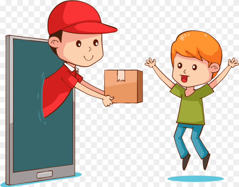 926x724 Food Delivery Boy, Baby, Person, Box, Face Transparent PNG